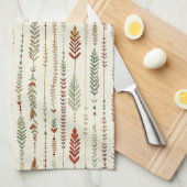 Zuidwest Terra Cotta Boho Theedoek (Quarter Fold)