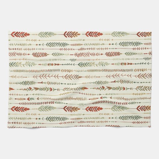 Zuidwest Terra Cotta Boho Theedoek (Horizontaal)