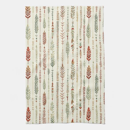 Zuidwest Terra Cotta Boho Theedoek (Verticaal)