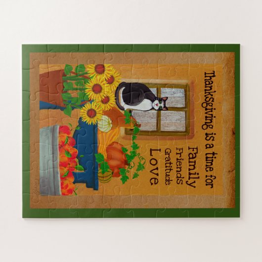 Zuidwest Thanksgiving Kind Maat Legpuzzel (Horizontaal)