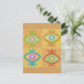 Zuidwest Tortuga Familie Briefkaart (Staand voorkant)