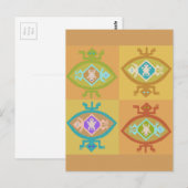 Zuidwest Tortuga Familie Briefkaart (Voorkant / Achterkant)