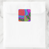 Zuidwest Tortuga Vierkante Sticker (Tas)