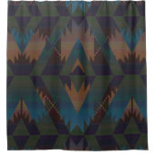 Zuidwest Tribal Pattern Douchegordijn (Voorkant)