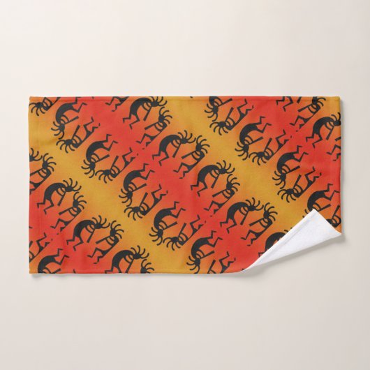 Zuidwest Tribal Pattern Kokopelli Design Bad Handdoek (Handdoek)