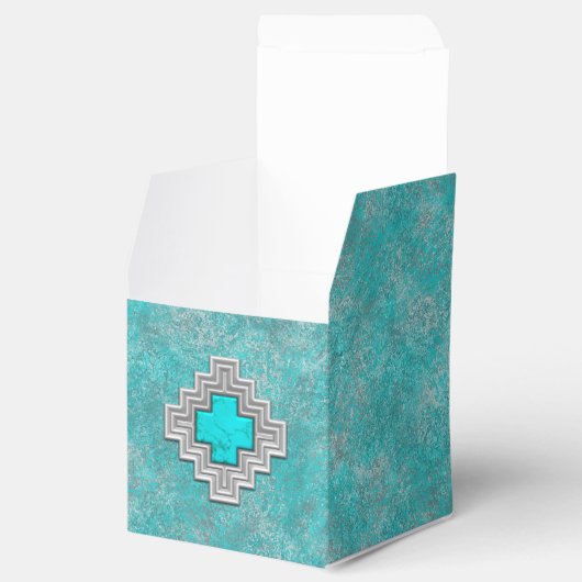 Zuidwest Turquoise Bedankdoosjes (Geopend)