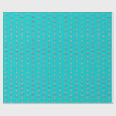 Zuidwest Turquoise Cadeaupapier (Vlak)