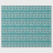 Zuidwest Turquoise Cadeaupapier (Vlak)