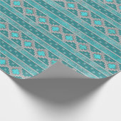 Zuidwest Turquoise Cadeaupapier (Hoek)