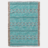 Zuidwest Turquoise Deken (Voorkant Verticaal)