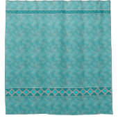 Zuidwest Turquoise Douchegordijn (Voorkant)