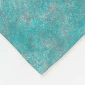 Zuidwest Turquoise Fleece Deken (Hoek)