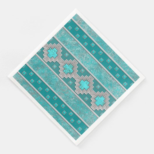 Zuidwest Turquoise Servetten (Hoek)