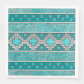 Zuidwest Turquoise Servetten (Voorkant)