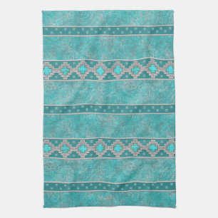 Zuidwest Turquoise Theedoek