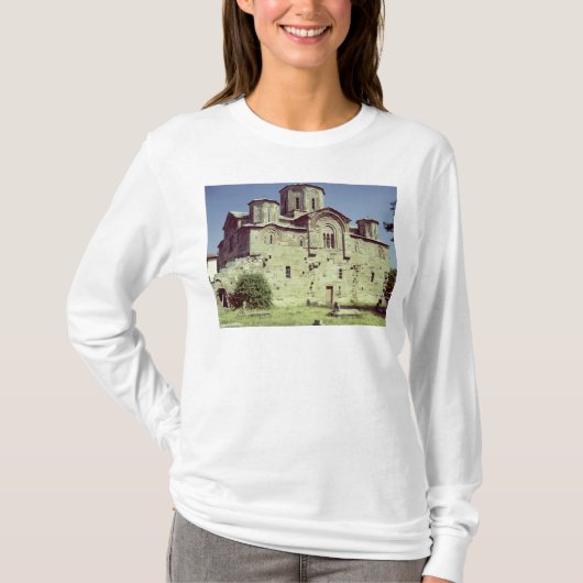 Zuidwest-uitzicht van de kerk Sveti Djordje T-shirt (Voorkant)