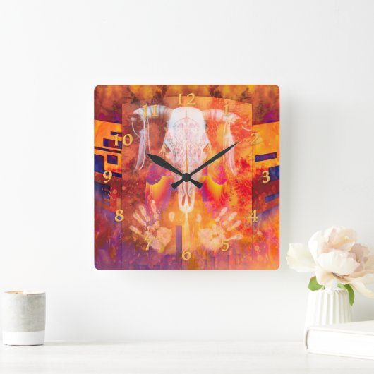 ZUIDWEST VIERKANTE KLOK (Huis)