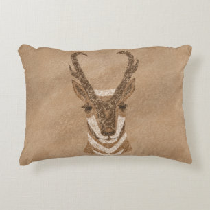 Zuidwest Vorkhoorn Antilope Gezicht Accent Kussen