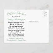 Zuidwest Vrijgezellenfeest Groene Cactus Succulent Uitnodiging Briefkaart (Achterkant)