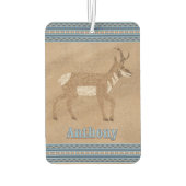 Zuidwest Wandelen Pronghorn Antelope Gepersonalise Luchtverfrisser (Achterkant)