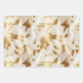 Zuidwest Western Goud Wit Koeienhuid Inpakpapier Vel (Voorkant 3)