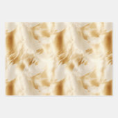 Zuidwest Western Goud Wit Koeienhuid Inpakpapier Vel (Voorkant 2)