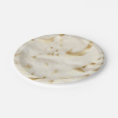 Zuidwest Western Goud Wit Koeienhuid Papieren Bordje (Gekanteld)