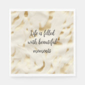 Zuidwest Western Goud Wit Koeienhuid Servet (Voorkant)