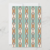 Zuidwest-westerne ranch cowgirl bruiloft kaart (Achterkant)