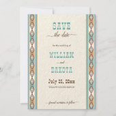 Zuidwest-westerne ranch cowgirl redt de datum kaart (Voorkant)