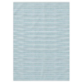 Zuidwest Winter Geometrische Sneeuwvlok Pine Blue  Tafelkleed (Voorkant)