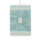 Zuidwest Winter Herten en Pine Trees Gepersonalise Luchtverfrisser (Voorkant)