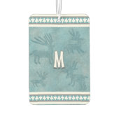 Zuidwest Winter Herten en Pine Trees Gepersonalise Luchtverfrisser (Achterkant)