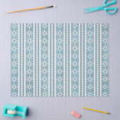 Zuidwest Winter Sneeuwvlokken & Pine Trees Blauw Tissuepapier (Craft)