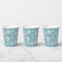 Zuidwest Winter Snowflakes Holiday Party Blauw