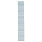 Zuidwest Winter Snowflakes Pines gestreept blauw Lange Tafelloper (Voorkant)