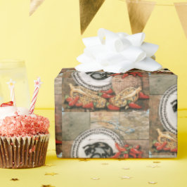 Zuidwest-witwrapppapier hazard Indian Basket Corn Cadeaupapier