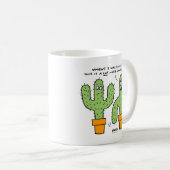 Zuidwest woestijn cactus cartoon grappige mok (Voorkant rechts)