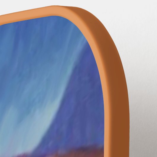 Zuidwest-woestijndroomkleurpotlood Tekening Pickleball Paddle (Links Detail)