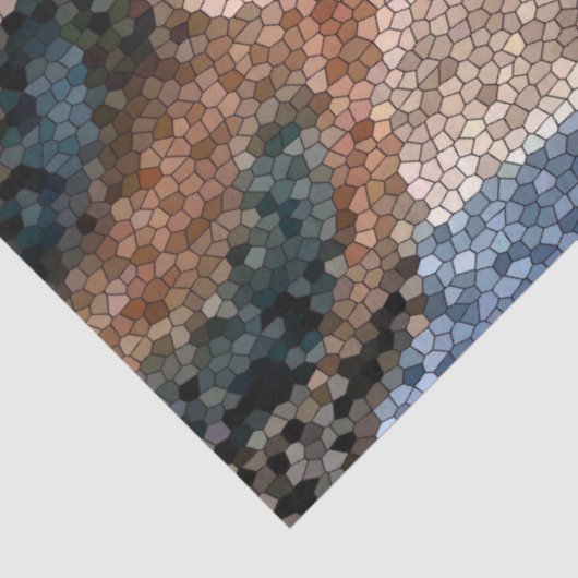 Zuidwest-woestijnmozaïekachtergrond ontkoppeling tissuepapier (Detail)