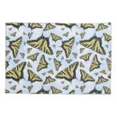 Zuidwest Yellow Swallowtail Butterflies Blue Sky Kussensloop (Achterkant-Links)