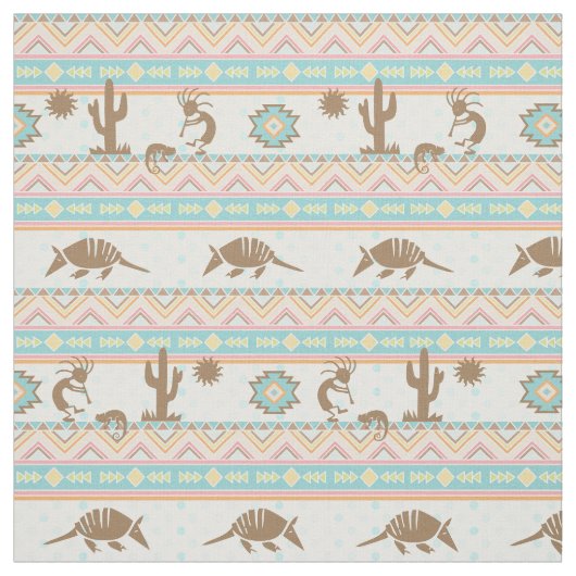 Zuidwest zachte pastels stof (Swatch)