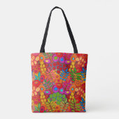 Zuidwest Zomerbloementuin Tote Bag (Achterkant)