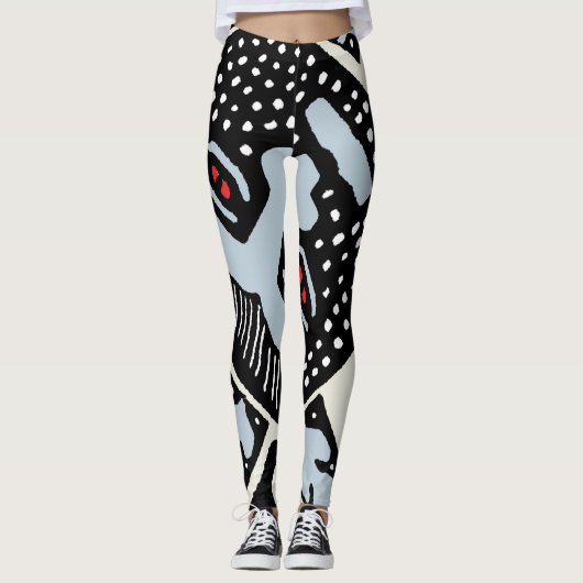 Zuidwest zon leggings (Voorkant)