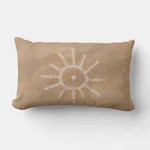 Zuidwest Zon Petroglyf Ontwerp Kussen