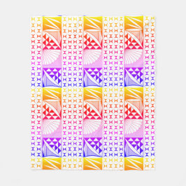 Zuidwest-zonsopgang bij Rainbow Fleece Blanket Deken