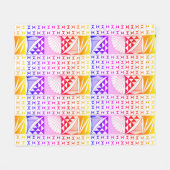 Zuidwest-zonsopgang bij Rainbow Fleece Blanket Deken (Voorkant (Horizontaal))