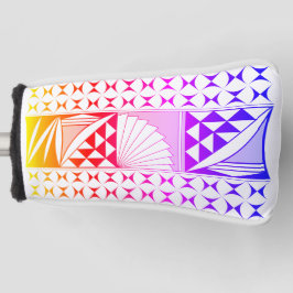 Zuidwest-zonsopgang bij regenboog golfheadcover