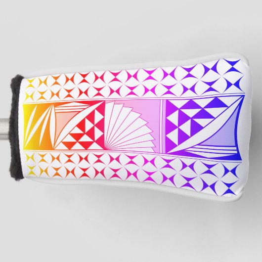 Zuidwest-zonsopgang bij regenboog golfheadcover (Voorkant)