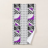 Zuidwest-zonsopgang in de Paarse dodenset Bad Handdoek (Handdoek)